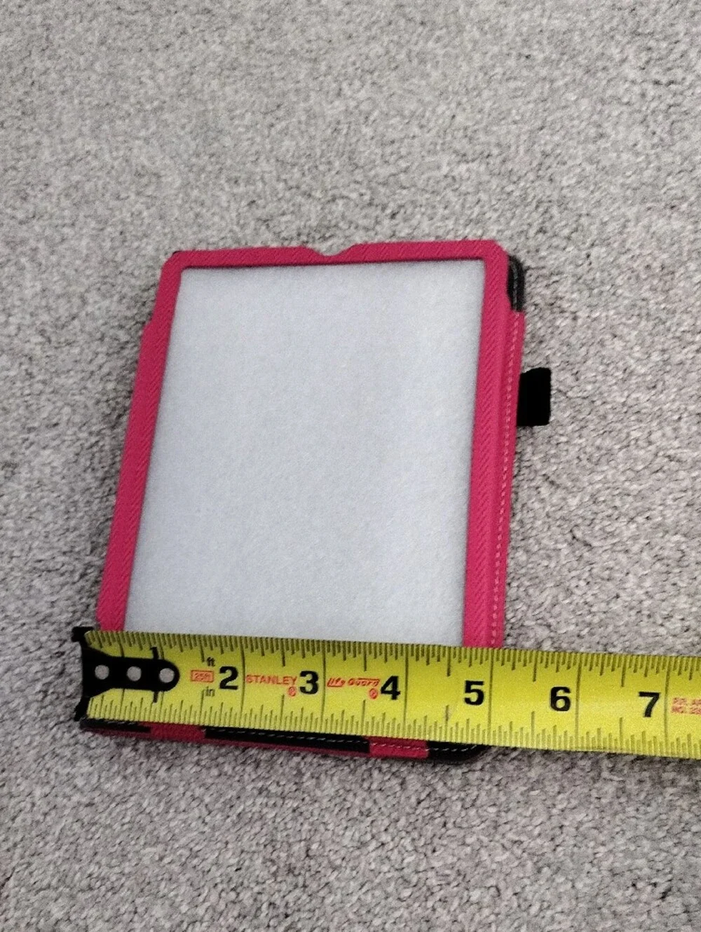 Universal Pink Tablet Cover with Brown Accent